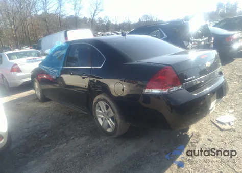 2011 Chevrolet Impala Ls из США, поврежденный, VIN 2G1WA5EK9B1189326